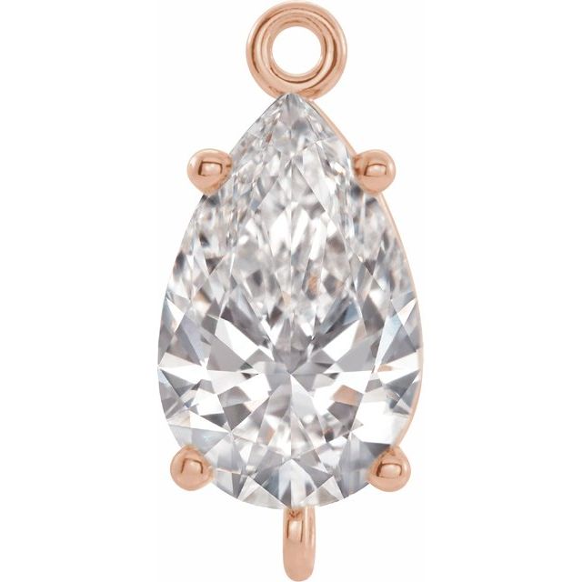 1.3Ct Lab-grown Diamond Danglers in 14K Yellow Gold