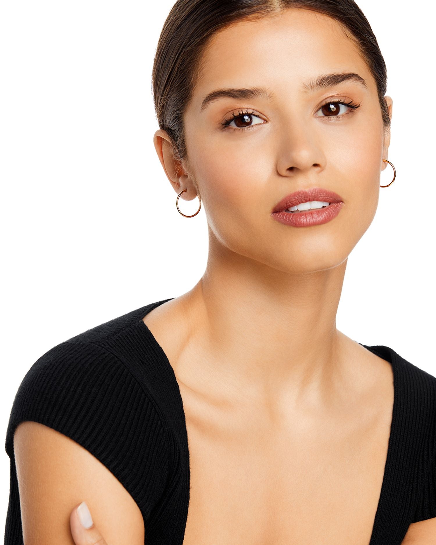 14K Yellow Gold Endless Hoop Earrings - Exclusive