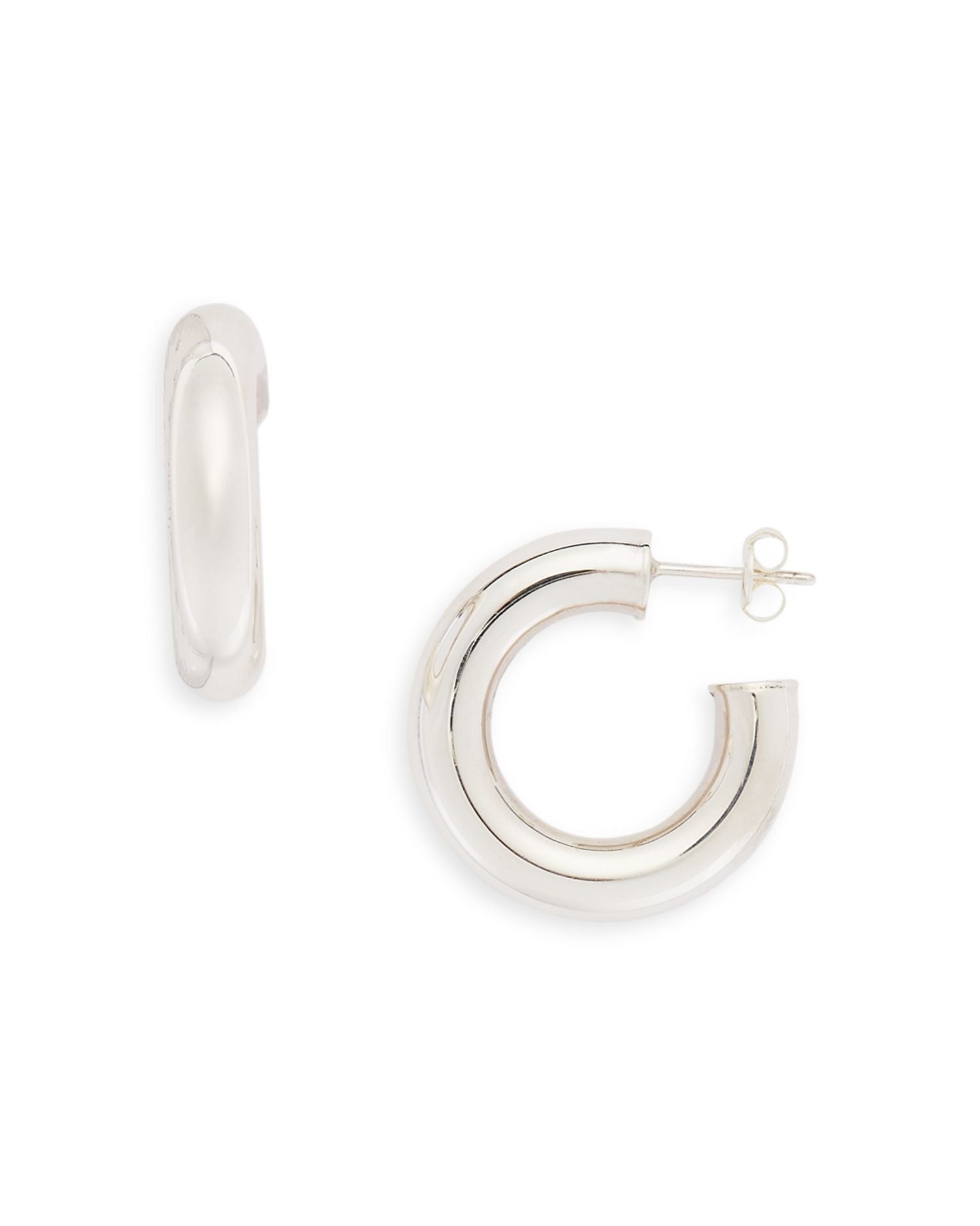 Tubular Hoop Earrings