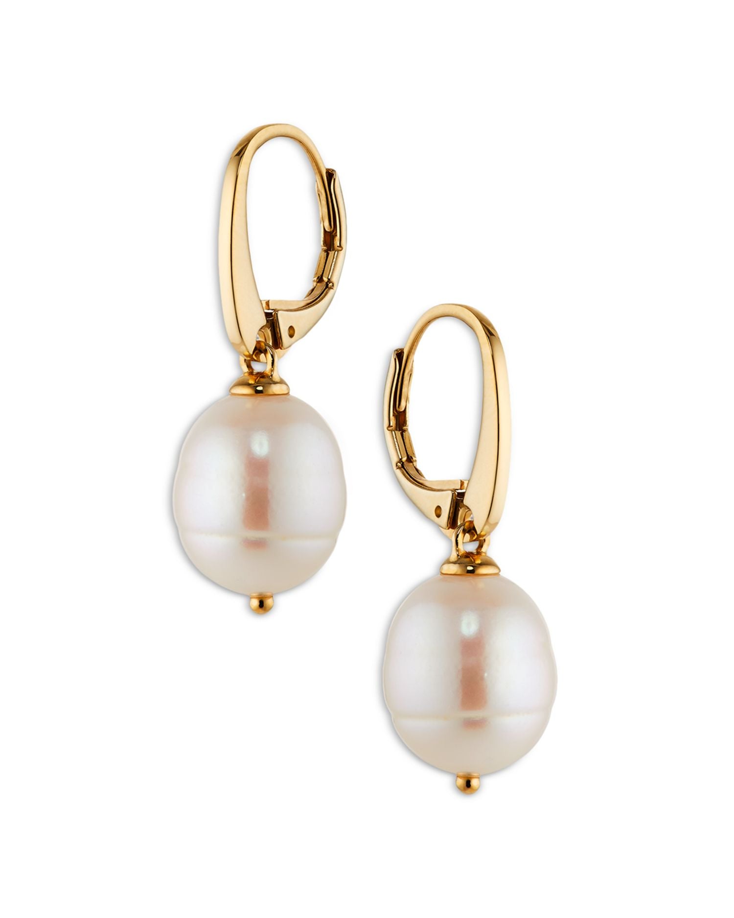 Cultured Baroque Freshwater Pearl Drop Earrings
