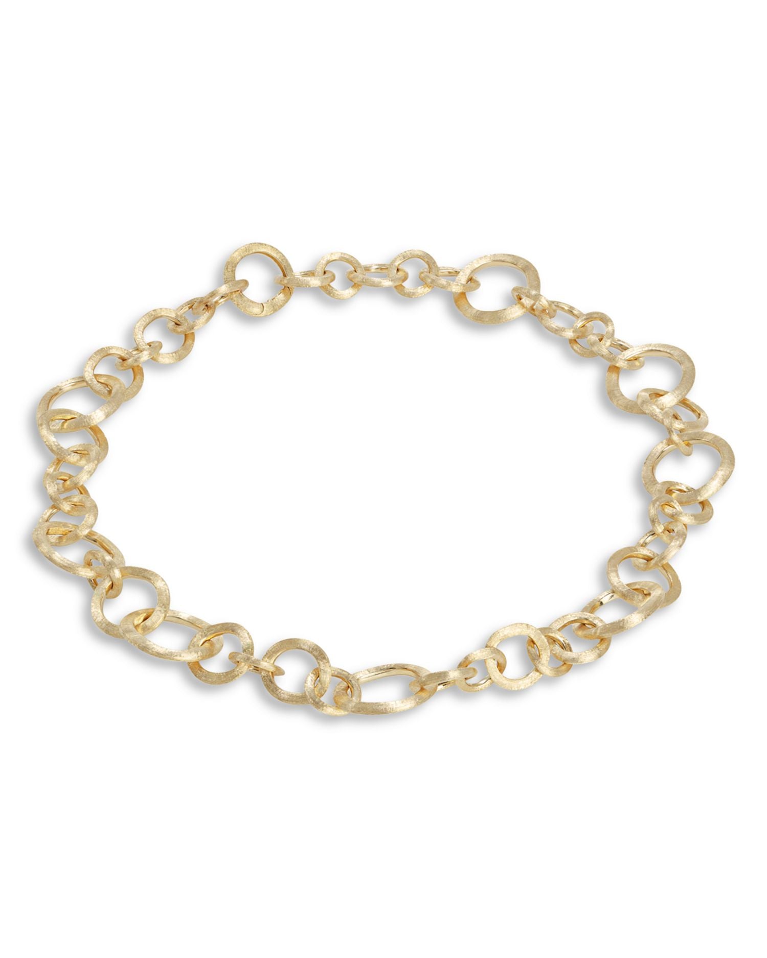 18K Yellow Gold Jaipur Link Chain Statement Necklace, 17.75'