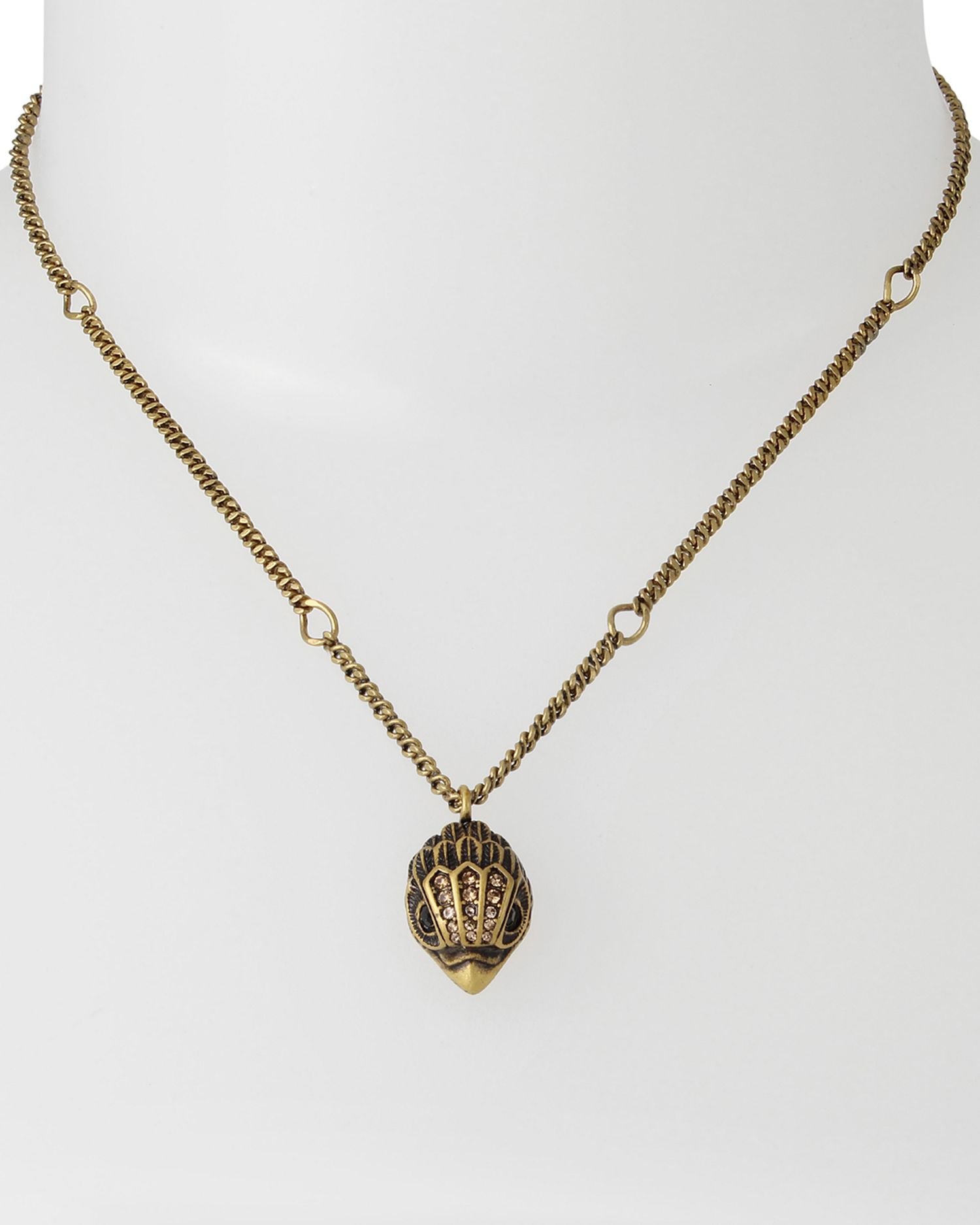 Eagle Pendant Necklace, 16-18'