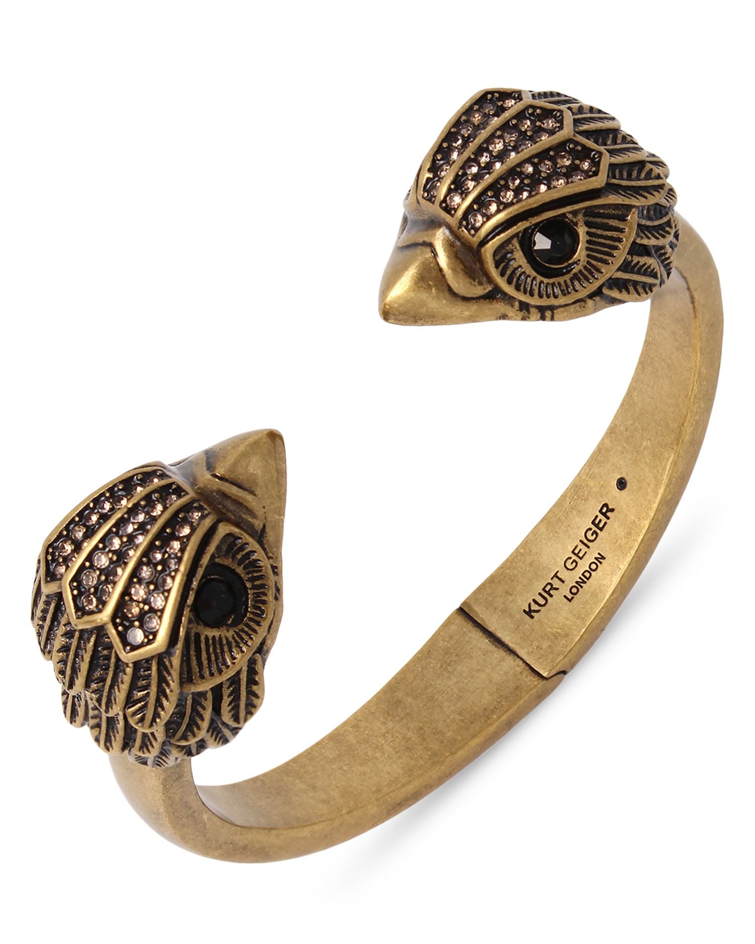 Eagle Hinged Bangle Bracelet