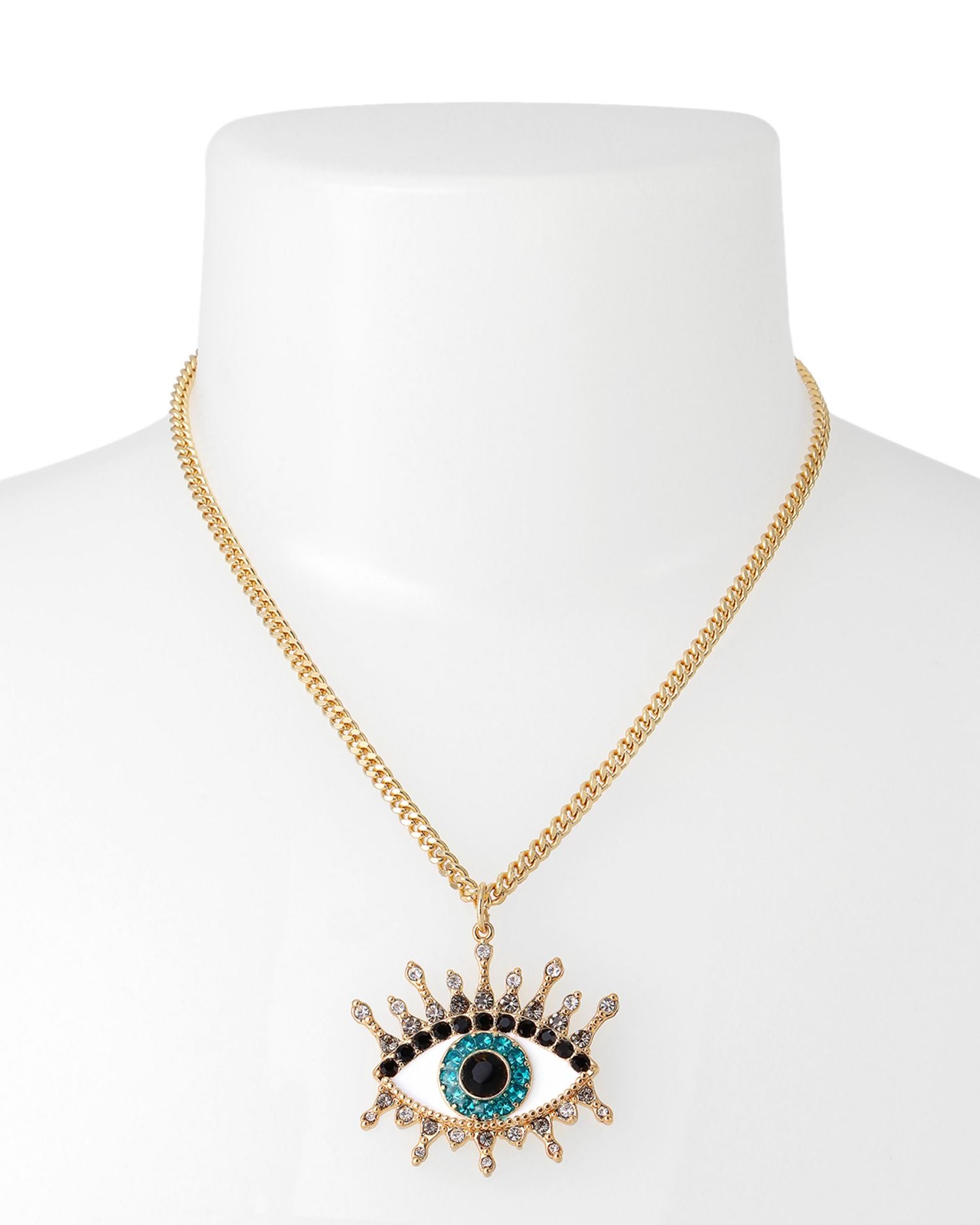 Evil Eye Pendant Necklace, 16-18'