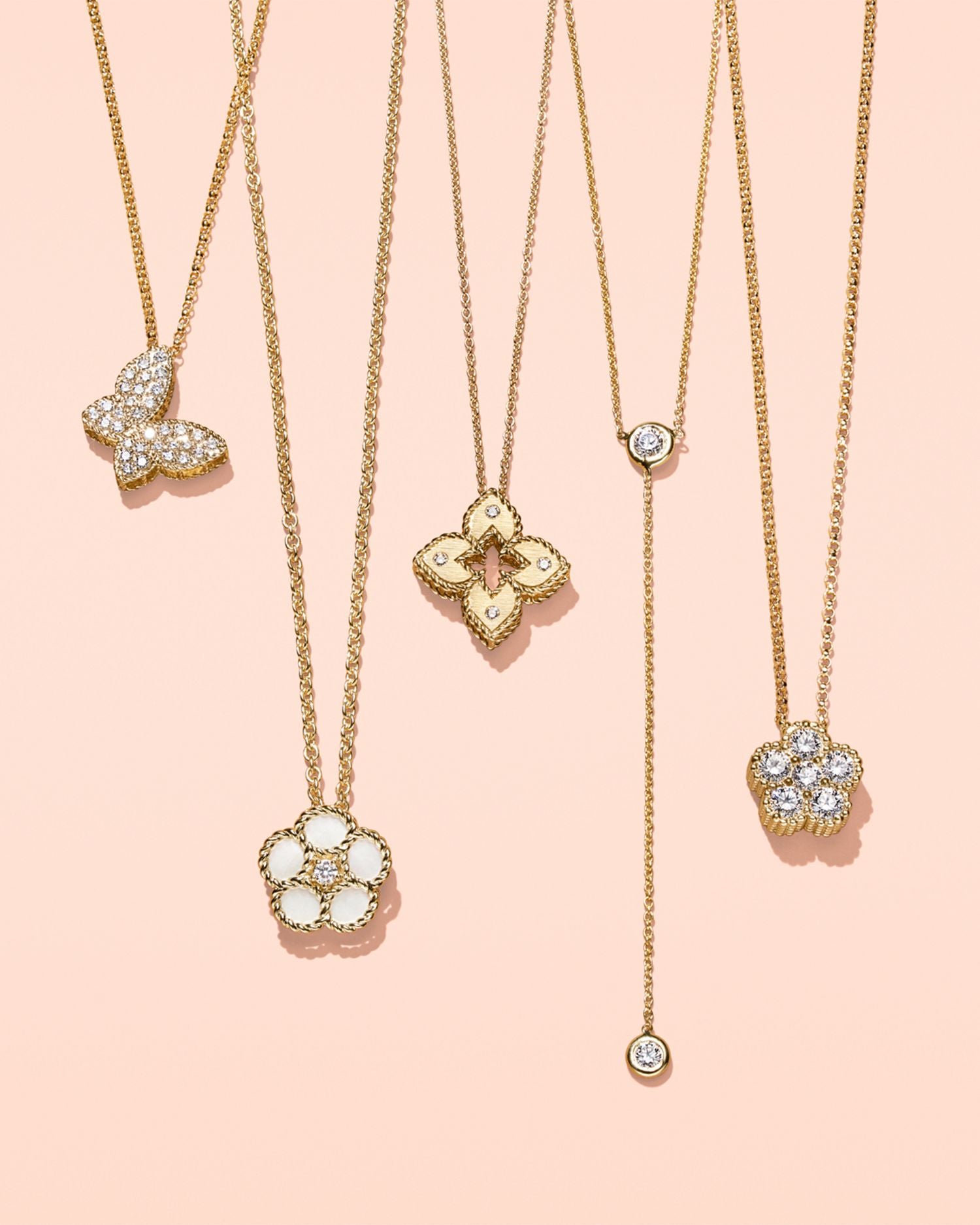 18K Yellow Gold Daisy Mother-of-Pearl & Diamond Pendant Necklace, 16' - Exclusive