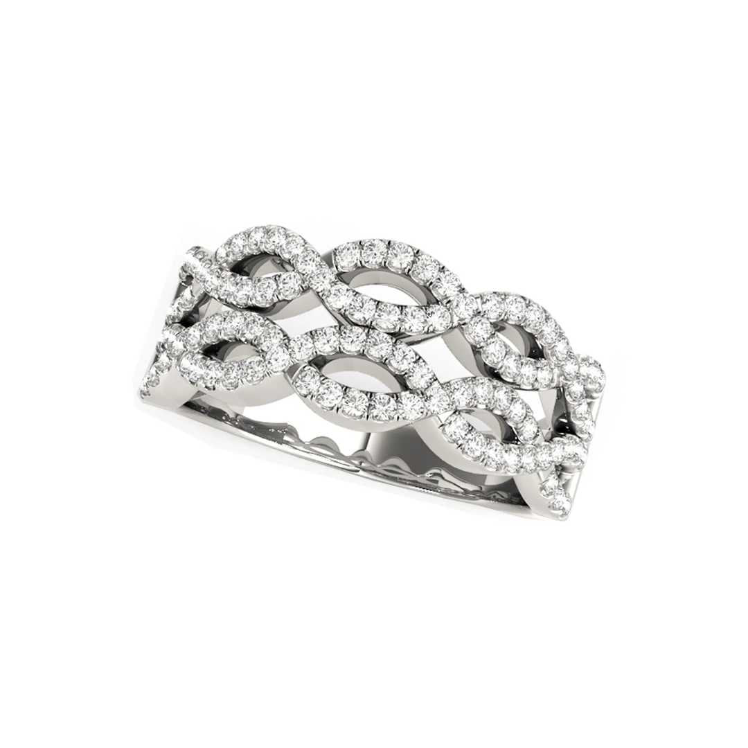 diamond-double-interlocking-waves-ring