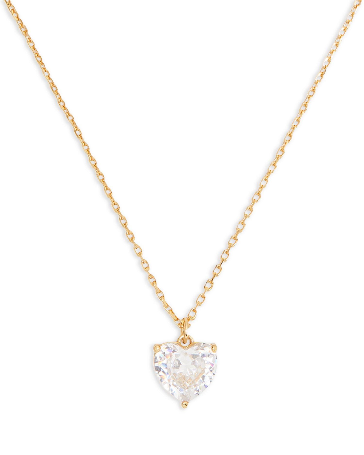 My Love April Birthstone Heart Pendant Necklace, 16'-19'