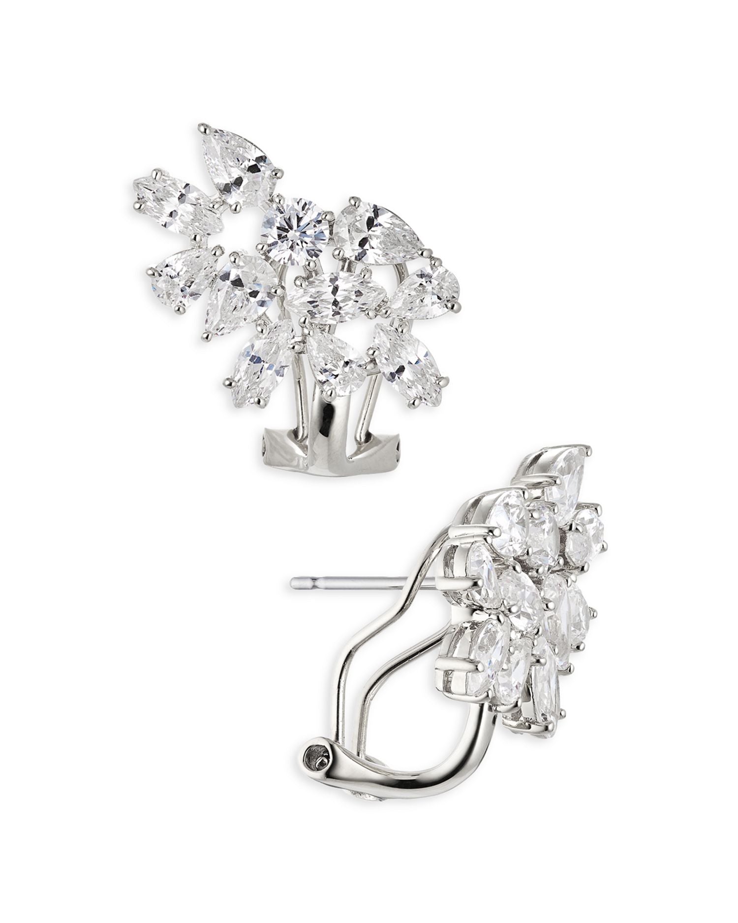RSVP Crystal Cluster Earrings