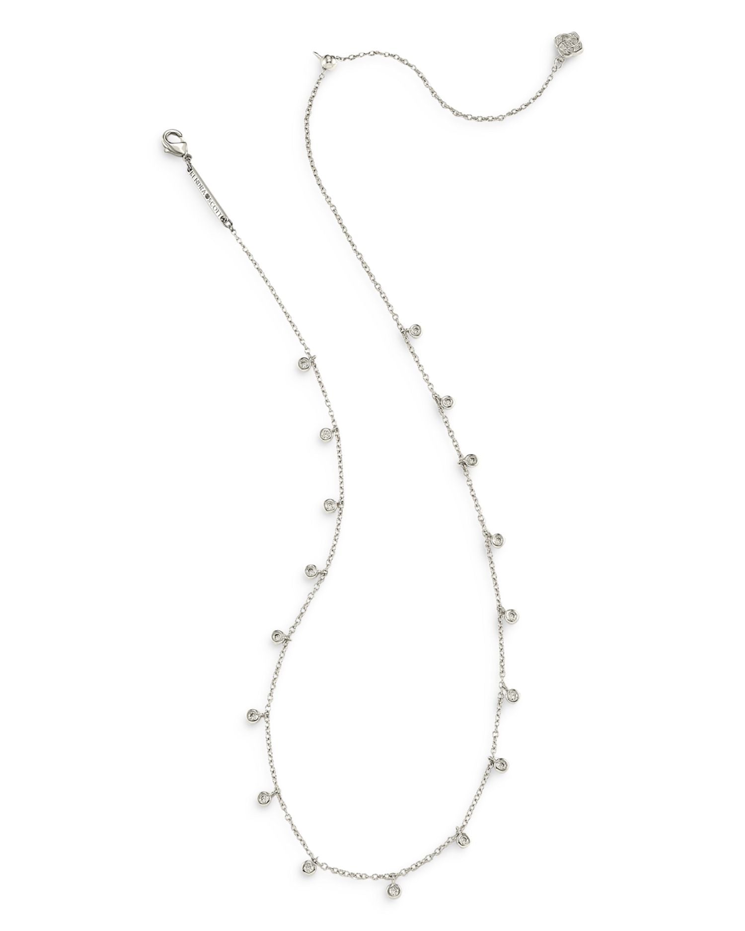 Amelia Fringe Chain Necklace, 19'