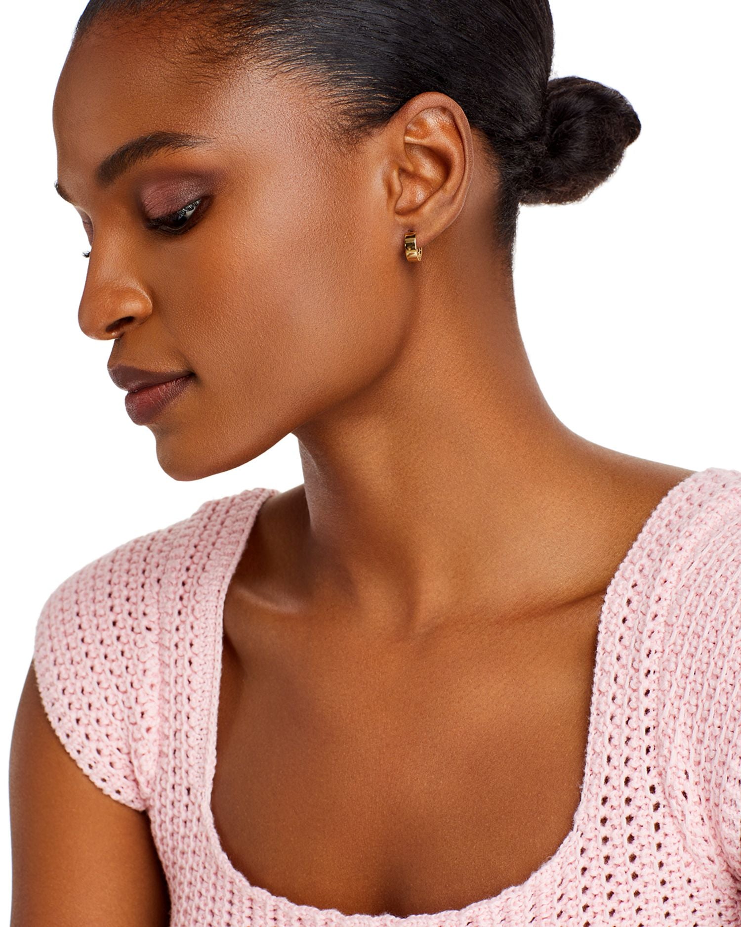 Huggie Hoop Earrings in 14K Yellow Gold - Exclusive