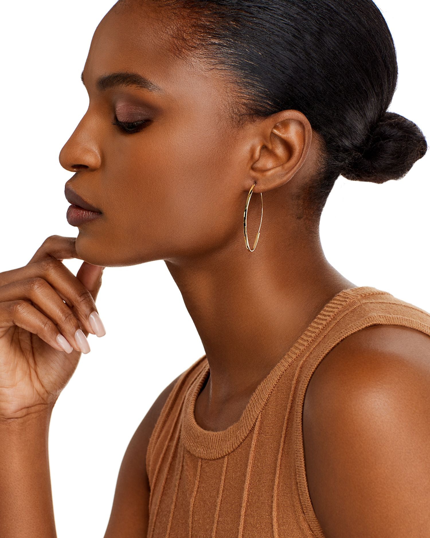Endless Hoop Earrings in 14K Yellow Gold - Exclusive