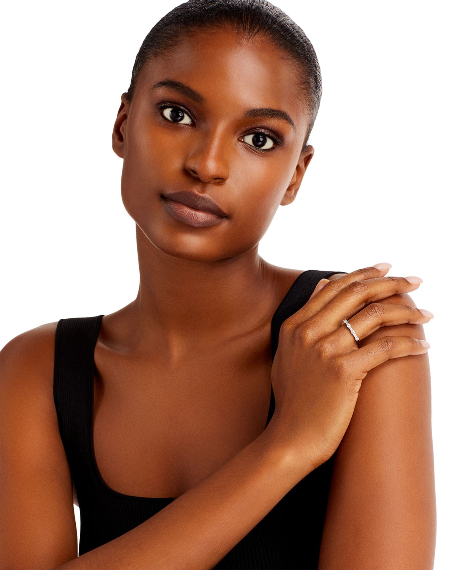 Diamond Baguette & Round Band in 14K White Gold, 0.50 ct. t.w. - Exclusive