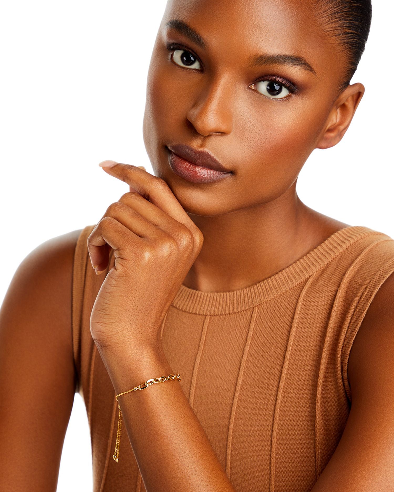 Large Link Bolo Bracelet in 14K Yellow Gold - Exclusive