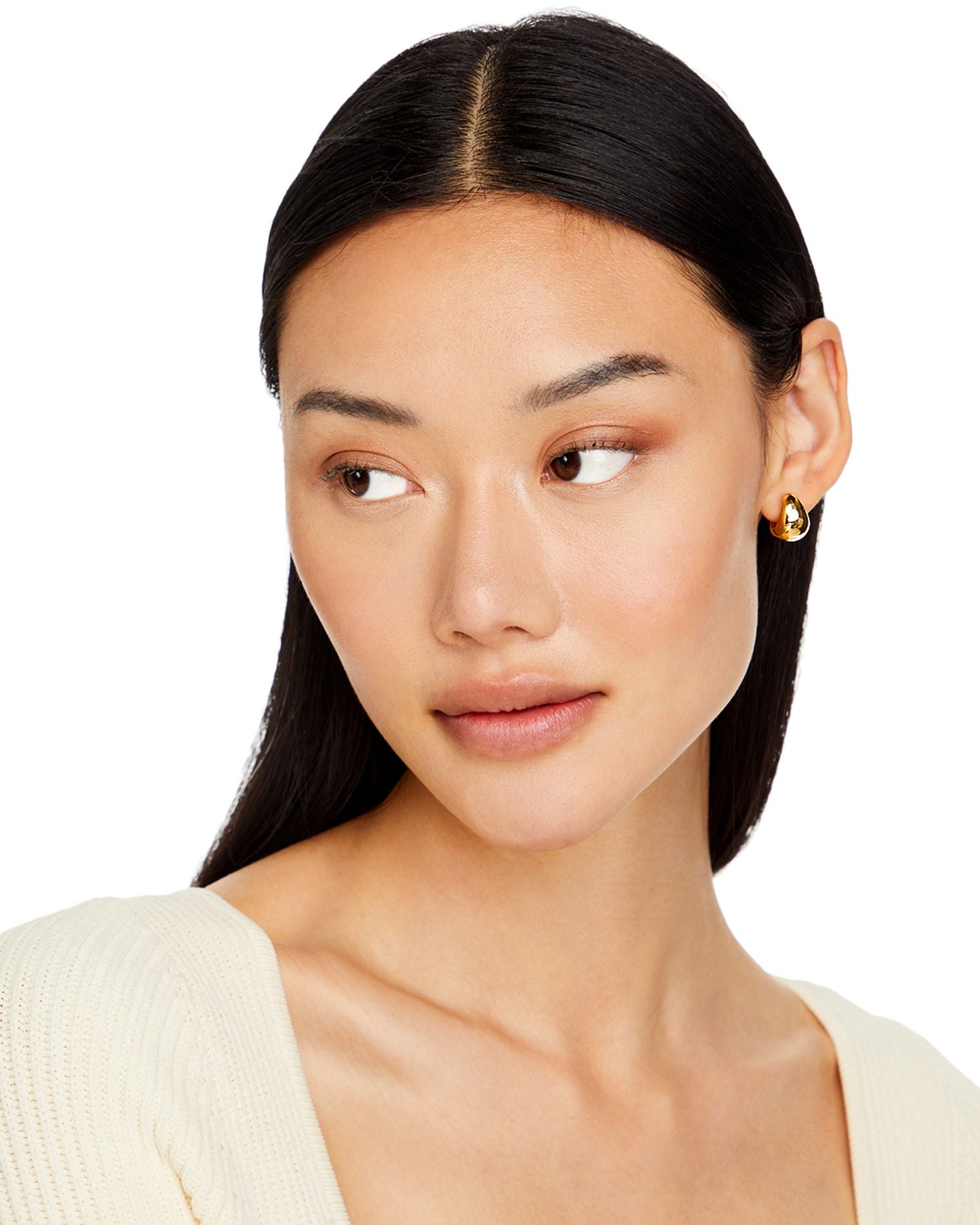 14K Yellow Gold Huggie Earrings - Exclusive