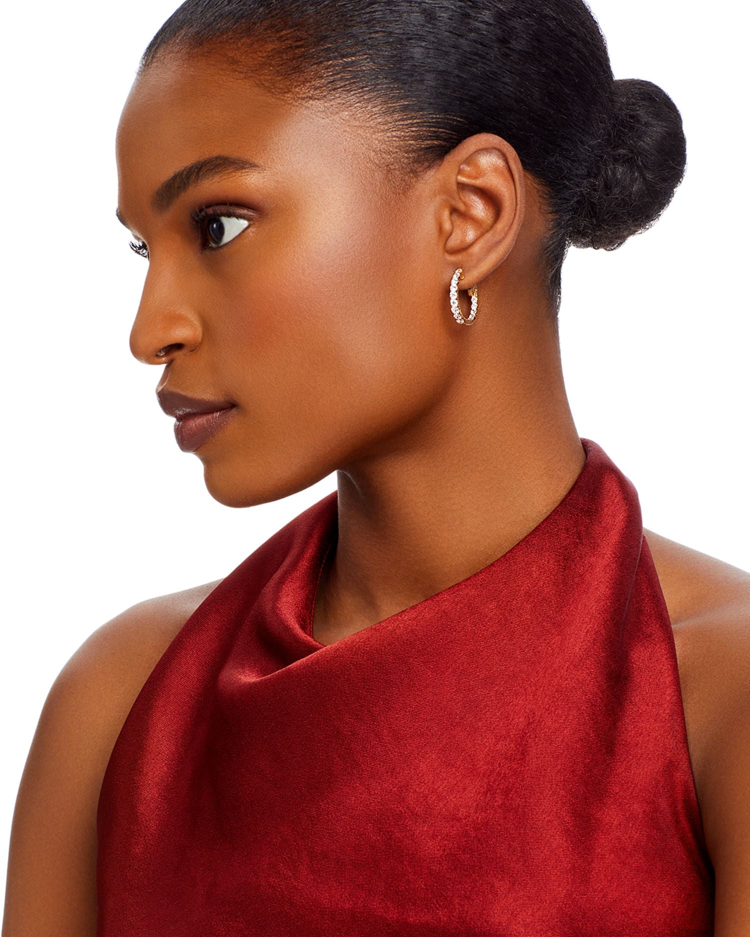 Diamond Inside Out Hoop Earrings in 14K Yellow Gold, 2.0 ct. t.w. - Exclusive