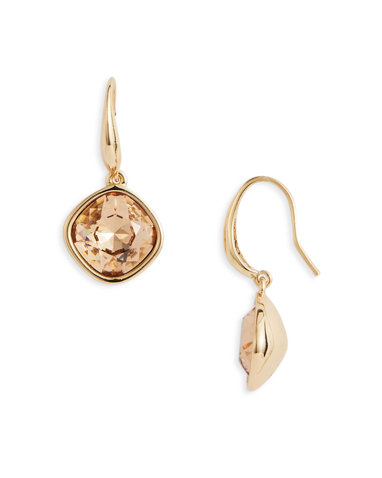 Light Topaz Drop Earrings