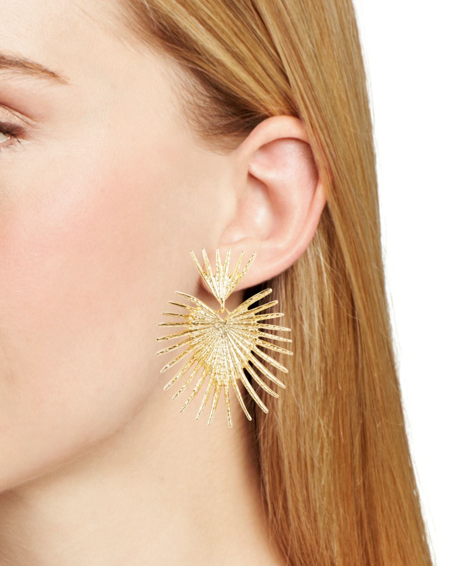 Fan Drop Earrings