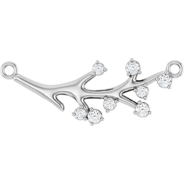 1.5Ct Lab-grown Diamond Necklace in 14K White Gold