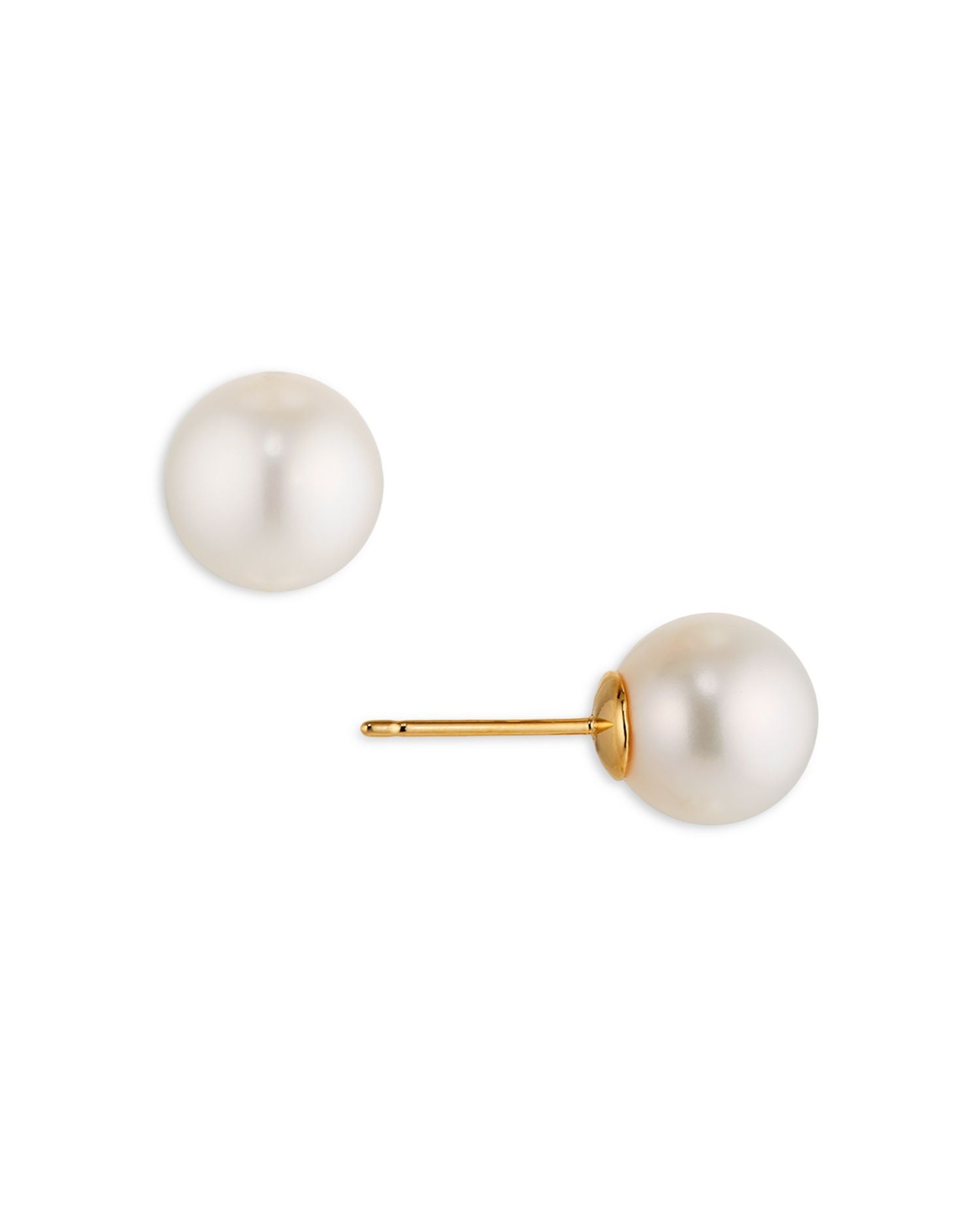 Nacre Pearl Stud Earrings