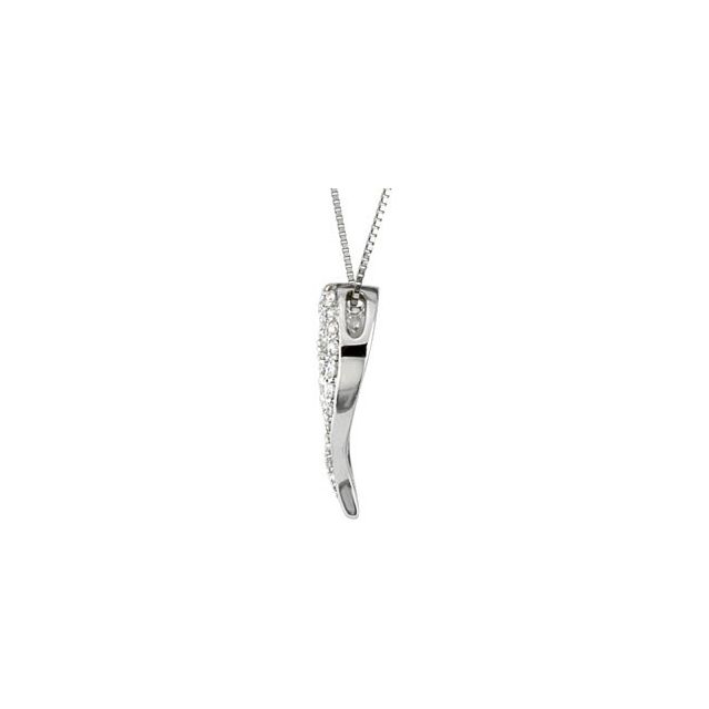 1.4Ct Heart-Cut Natural Diamond Necklace in 14K White Gold