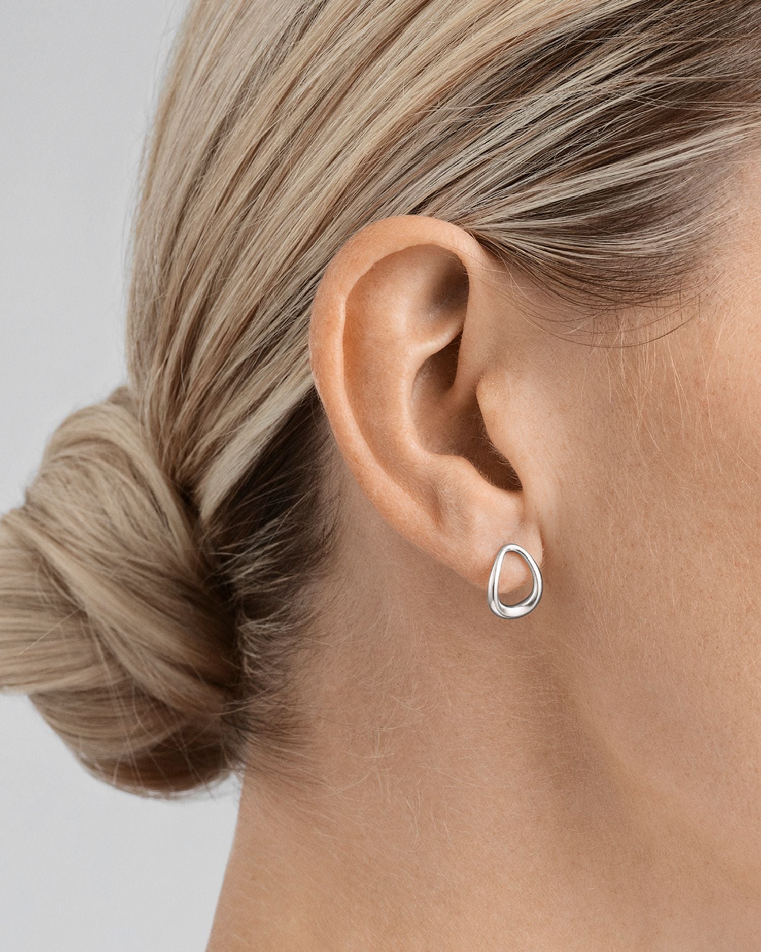 Sterling Silver Offspring Stud Earrings