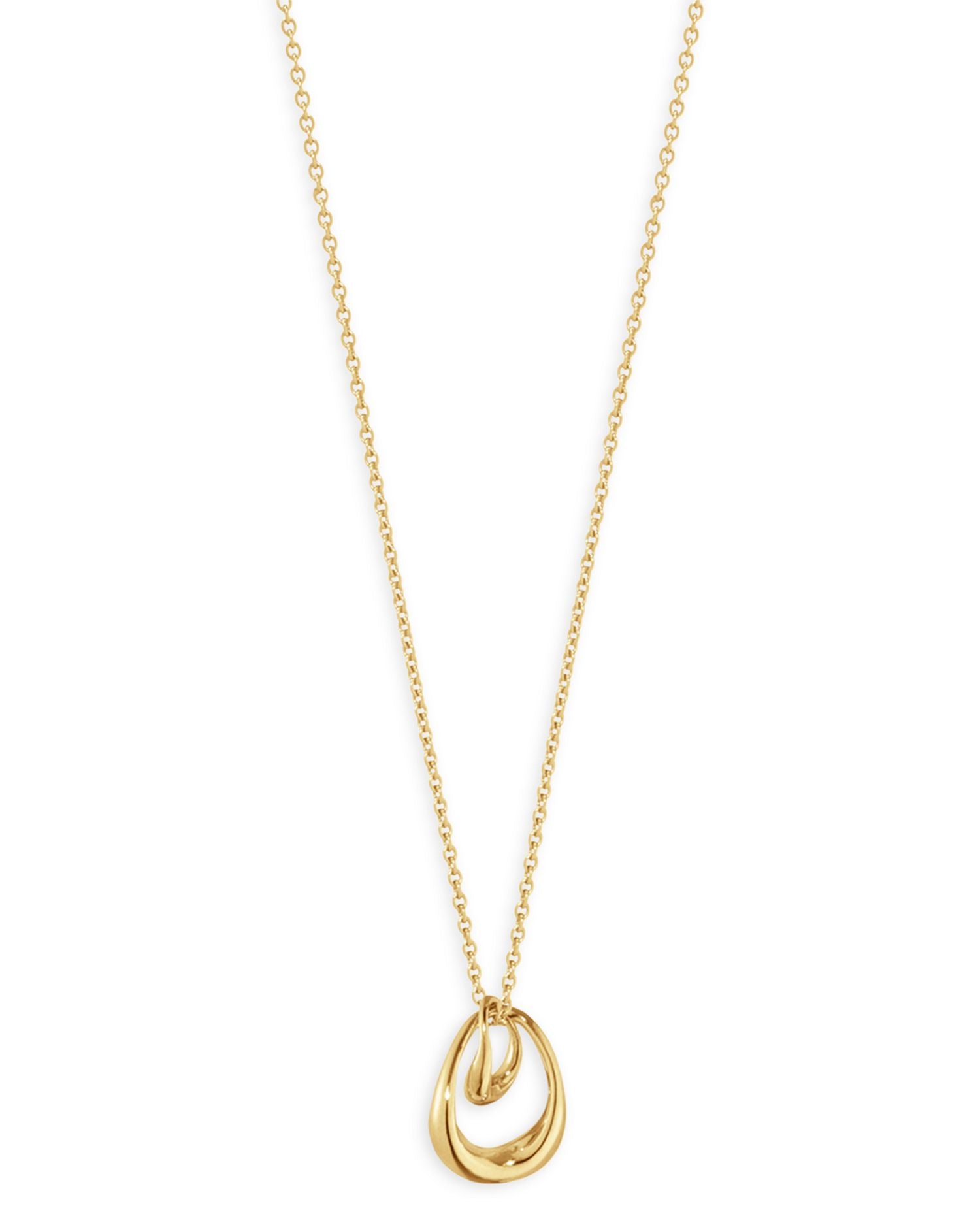 18K Yellow Gold Offspring Looped Pendant Necklace, 17.72'