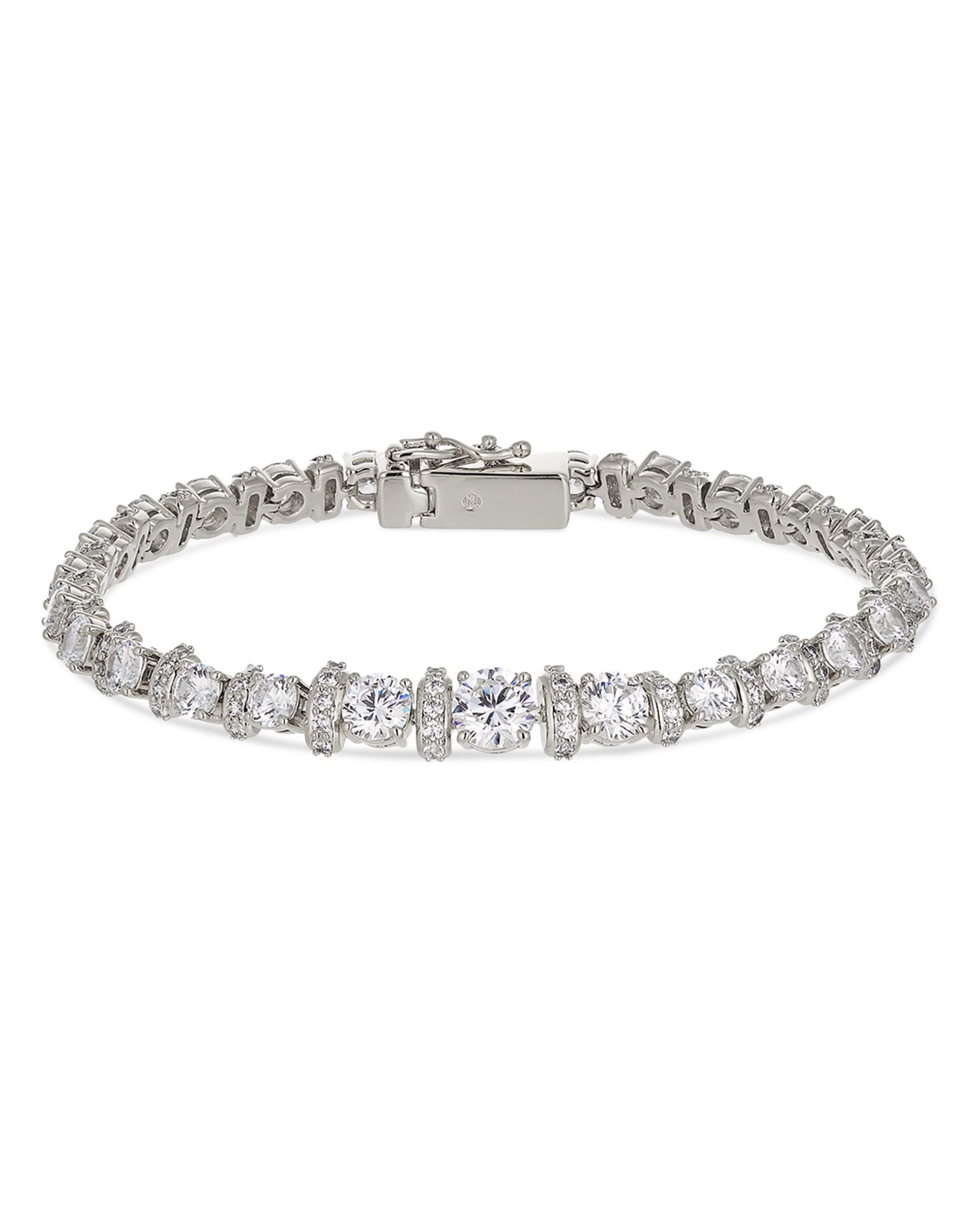 Freya Deco Cubic Zirconia Tennis Bracelet