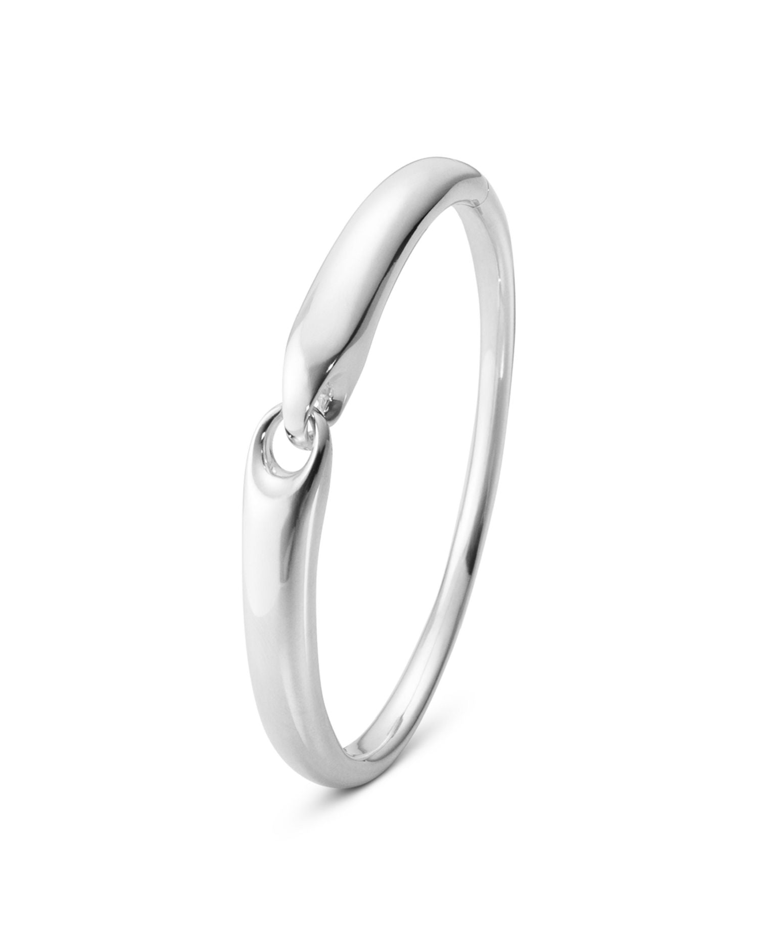Sterling Silver Reflect Joined Bangle Bracelet