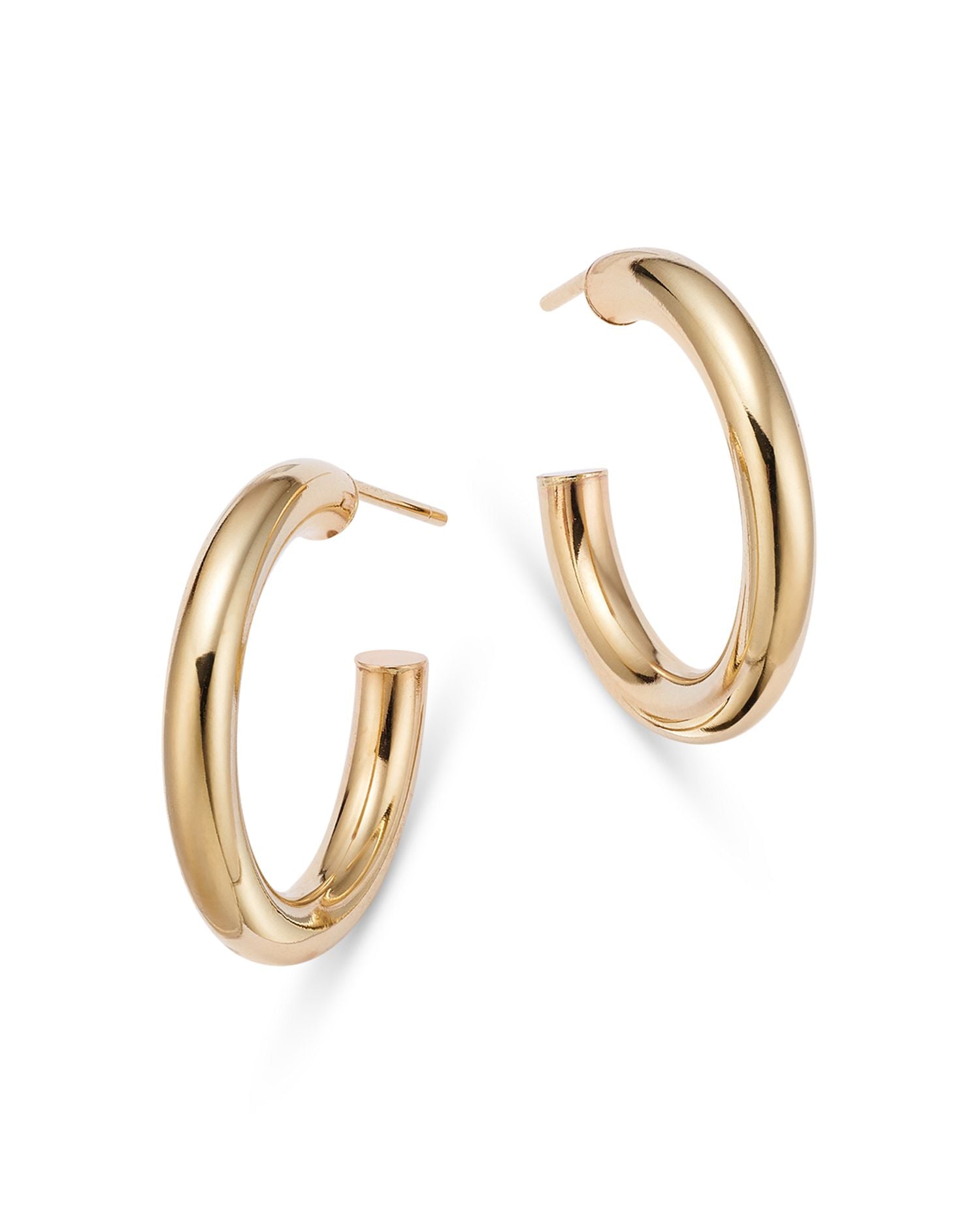 14K Yellow Gold Kendall Hoop Earrings