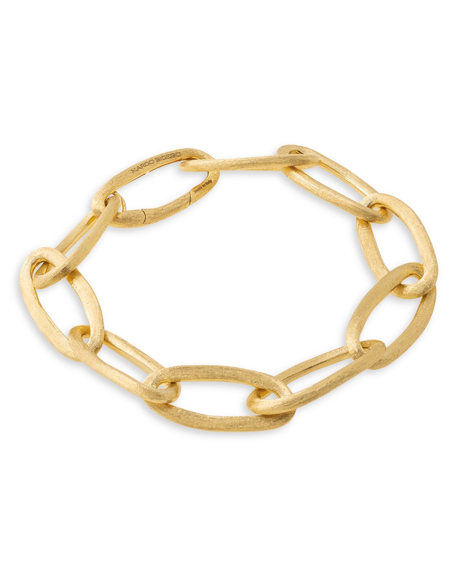 18K Yellow Gold Jaipur Link Polished Oval Link Bracelet