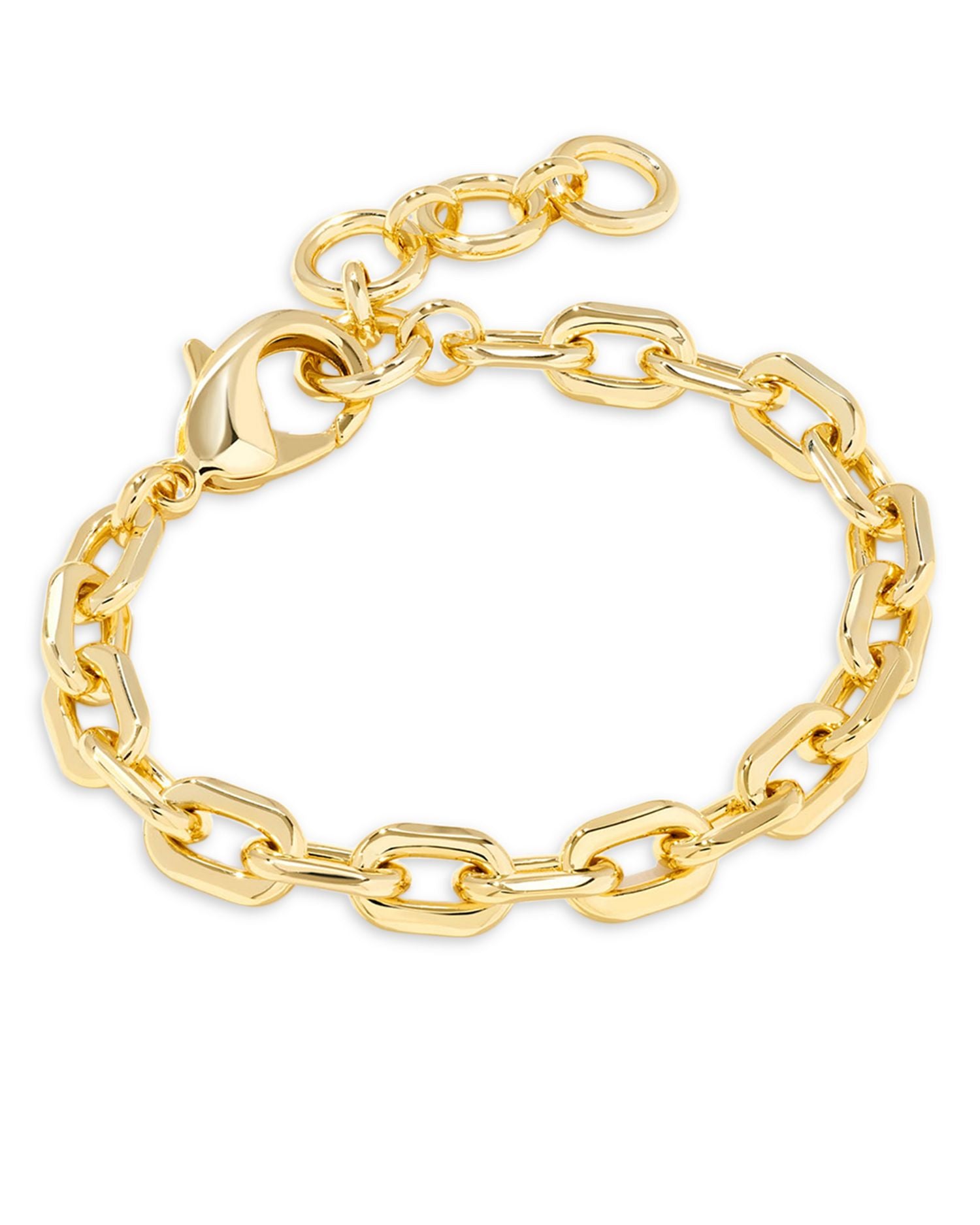 Korinne Chunky Chain Link Bracelet in 14K Gold Plated