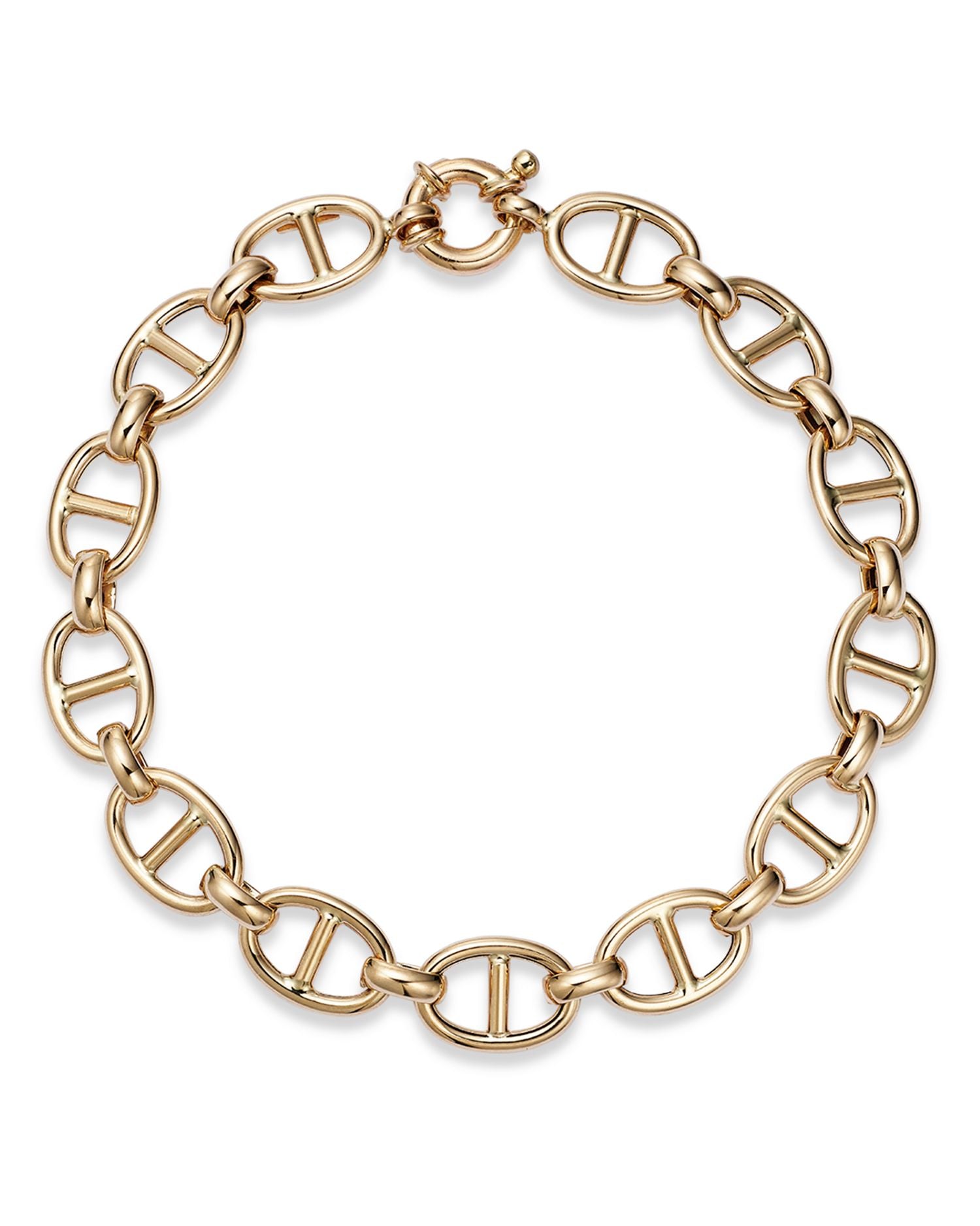 14K Yellow Gold Mariner Link Bracelet