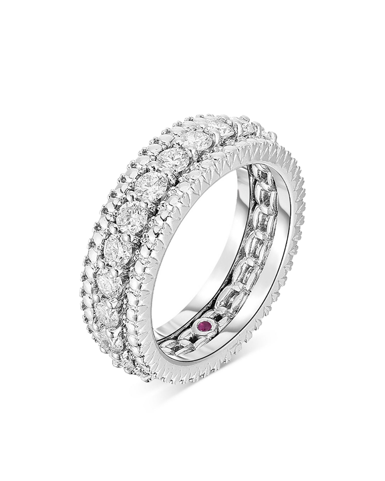 18K White Gold Siena Diamond Band