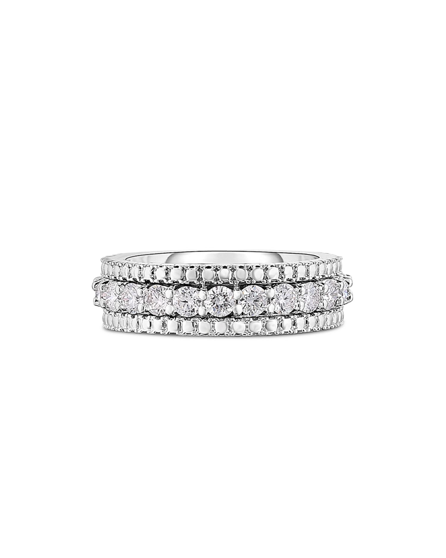 18K White Gold Siena Diamond Band