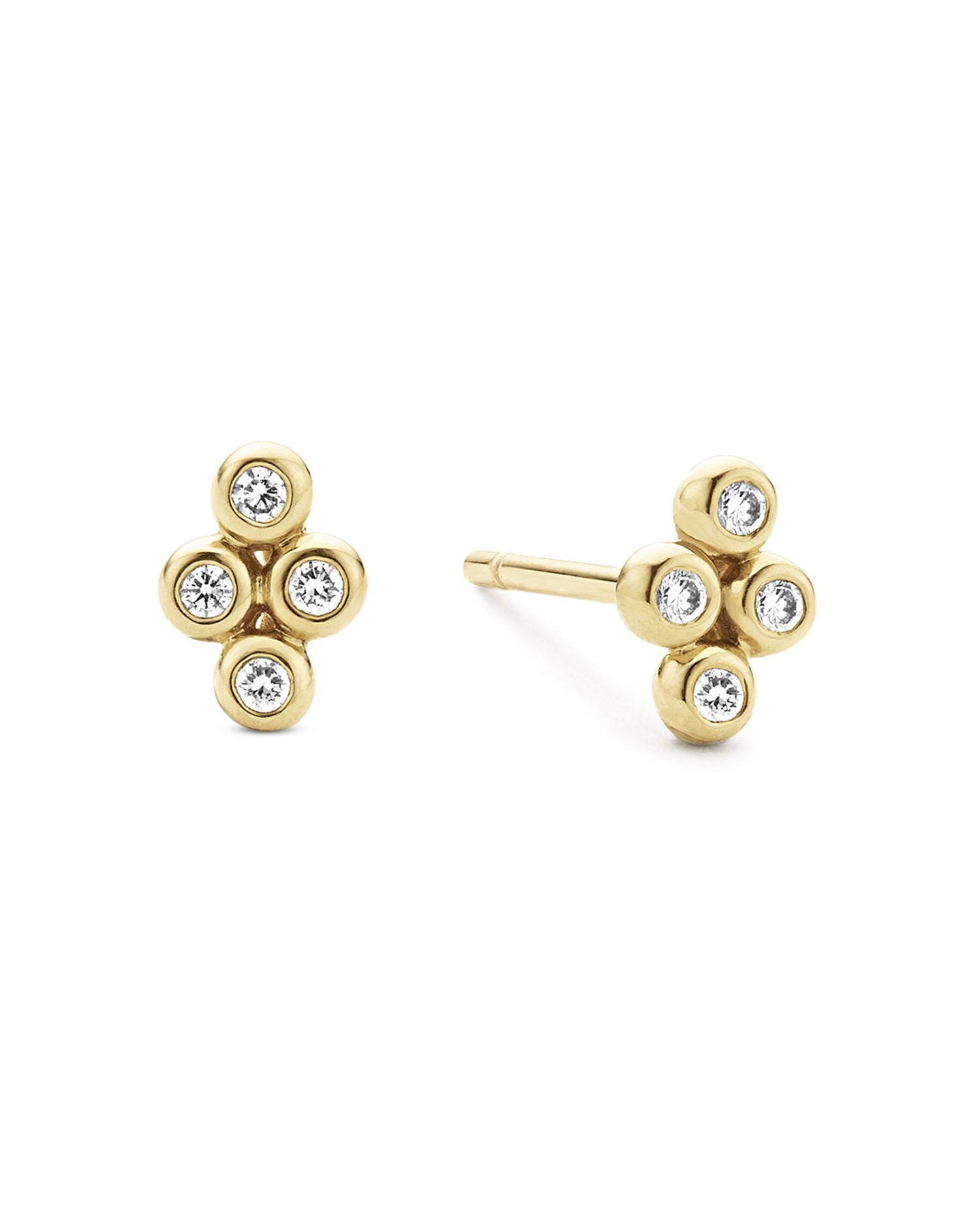 18K Gold KSL Diamond Mini Stud Earrings