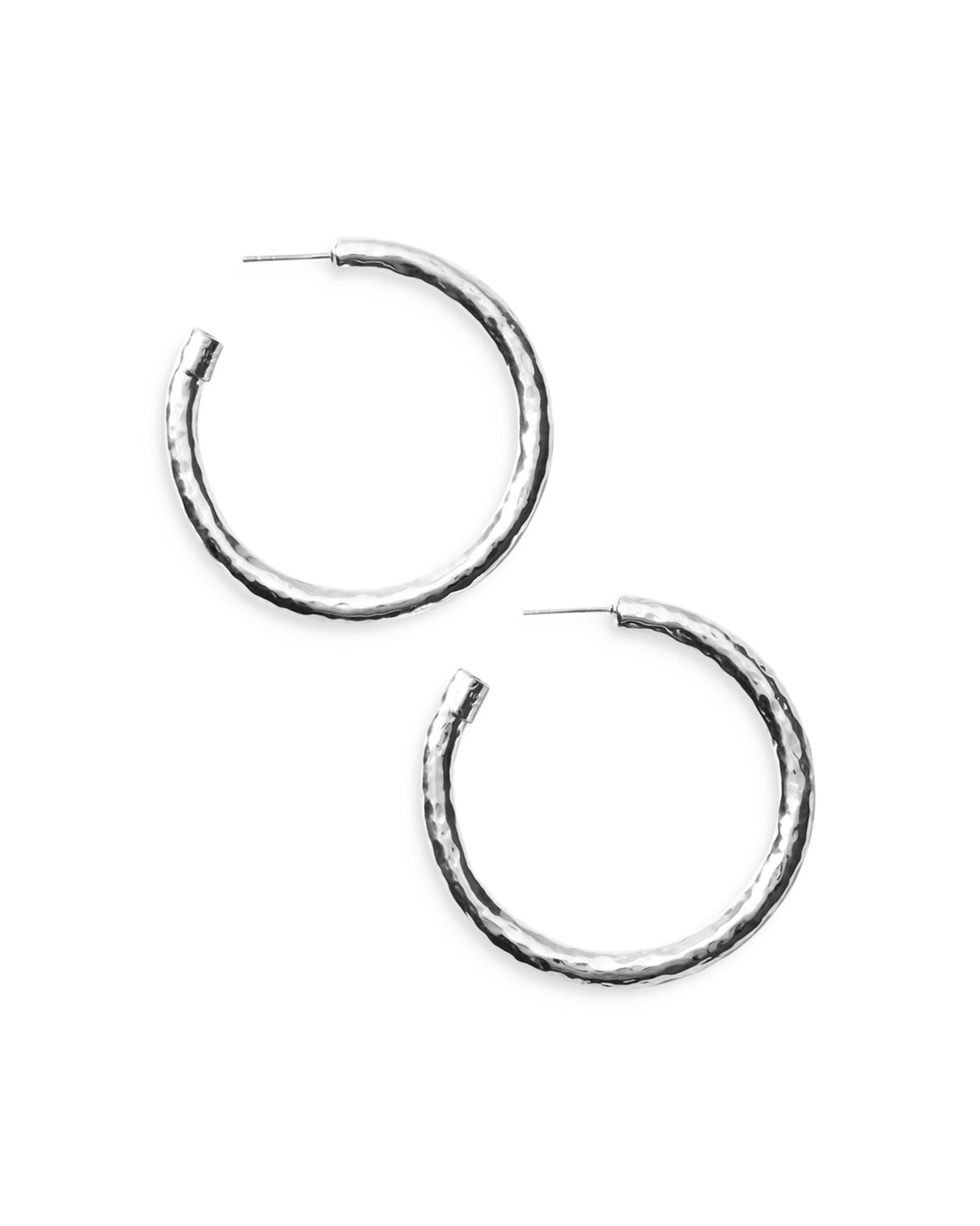 Ippolita Sterling Silver Skinny Electroform Hoop Earrings