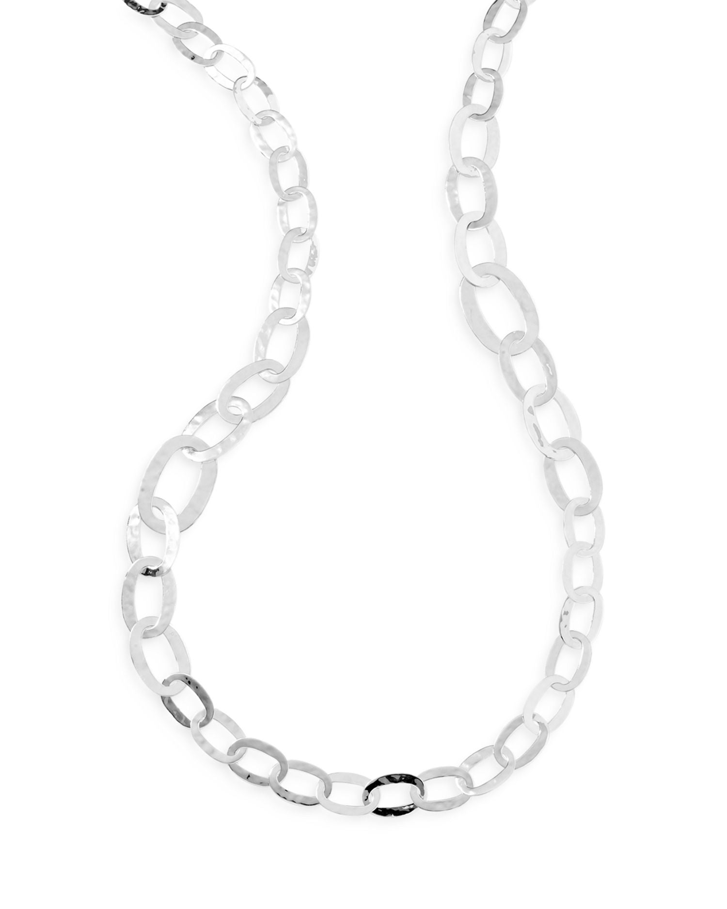 Ippolita Sterling Silver Flat Links Necklace, 46'