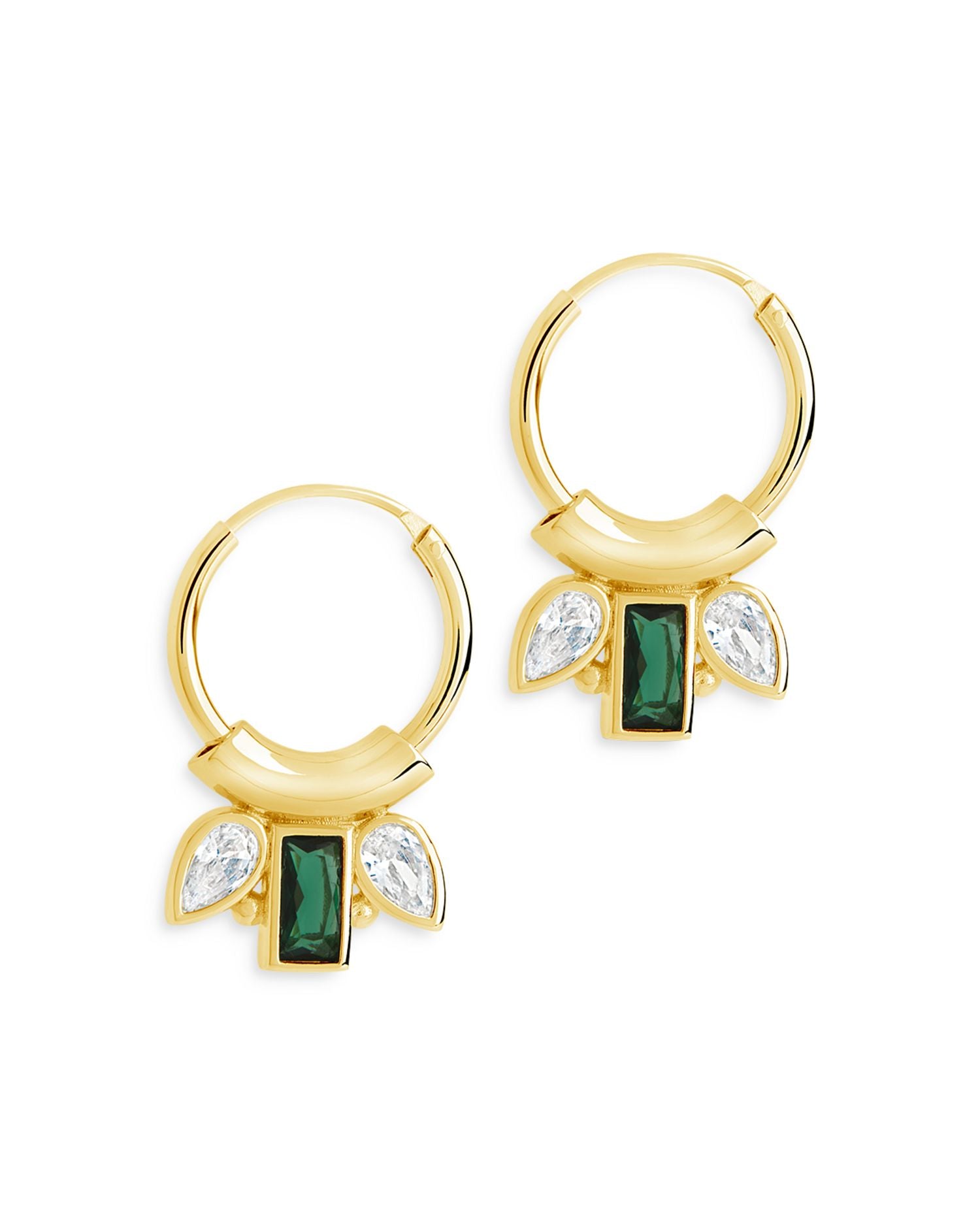 Helena Huggie Hoop Earrings