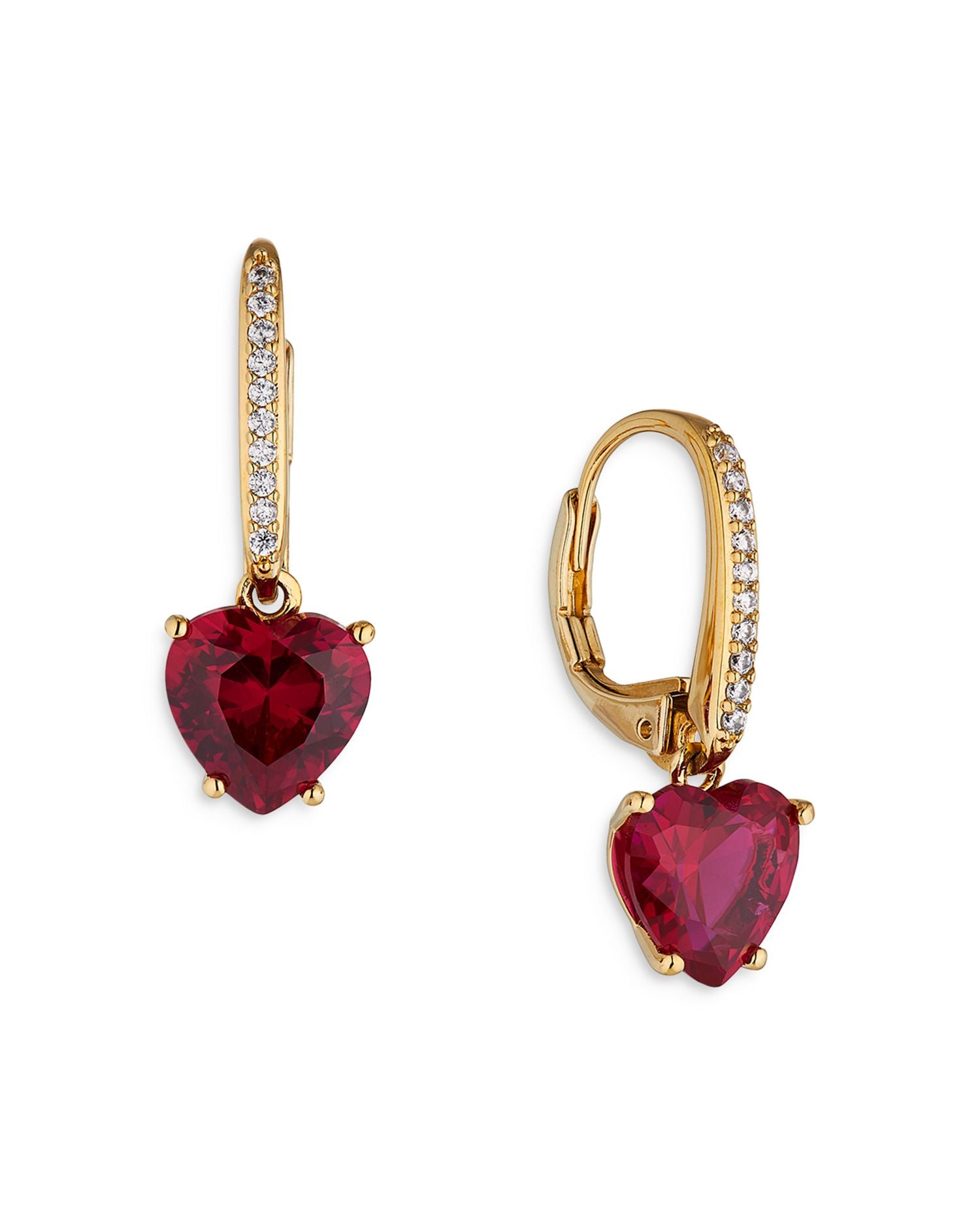 Modern Love Heart Drop Earrings