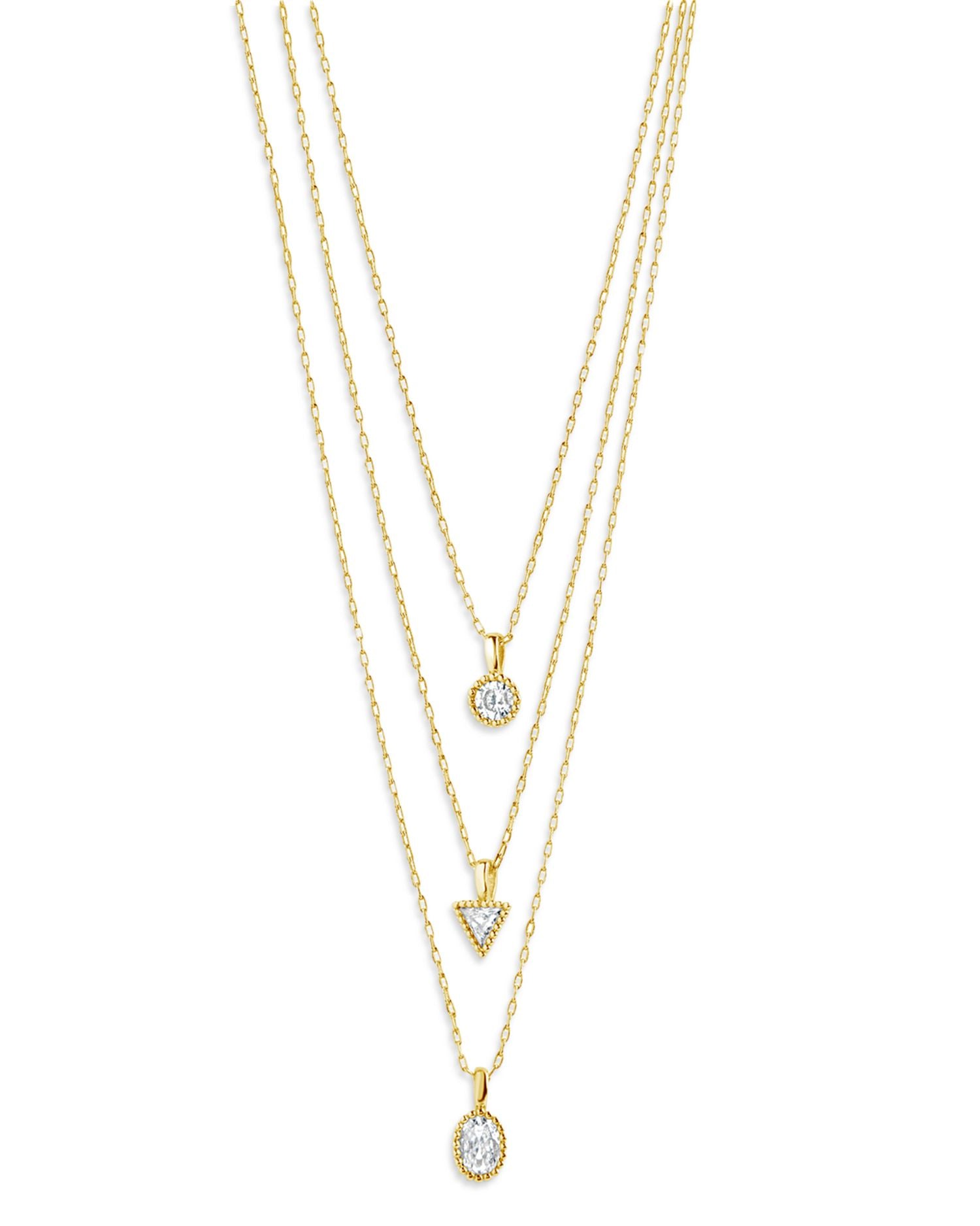 Julie Layered Pendant Necklace, 18-20'
