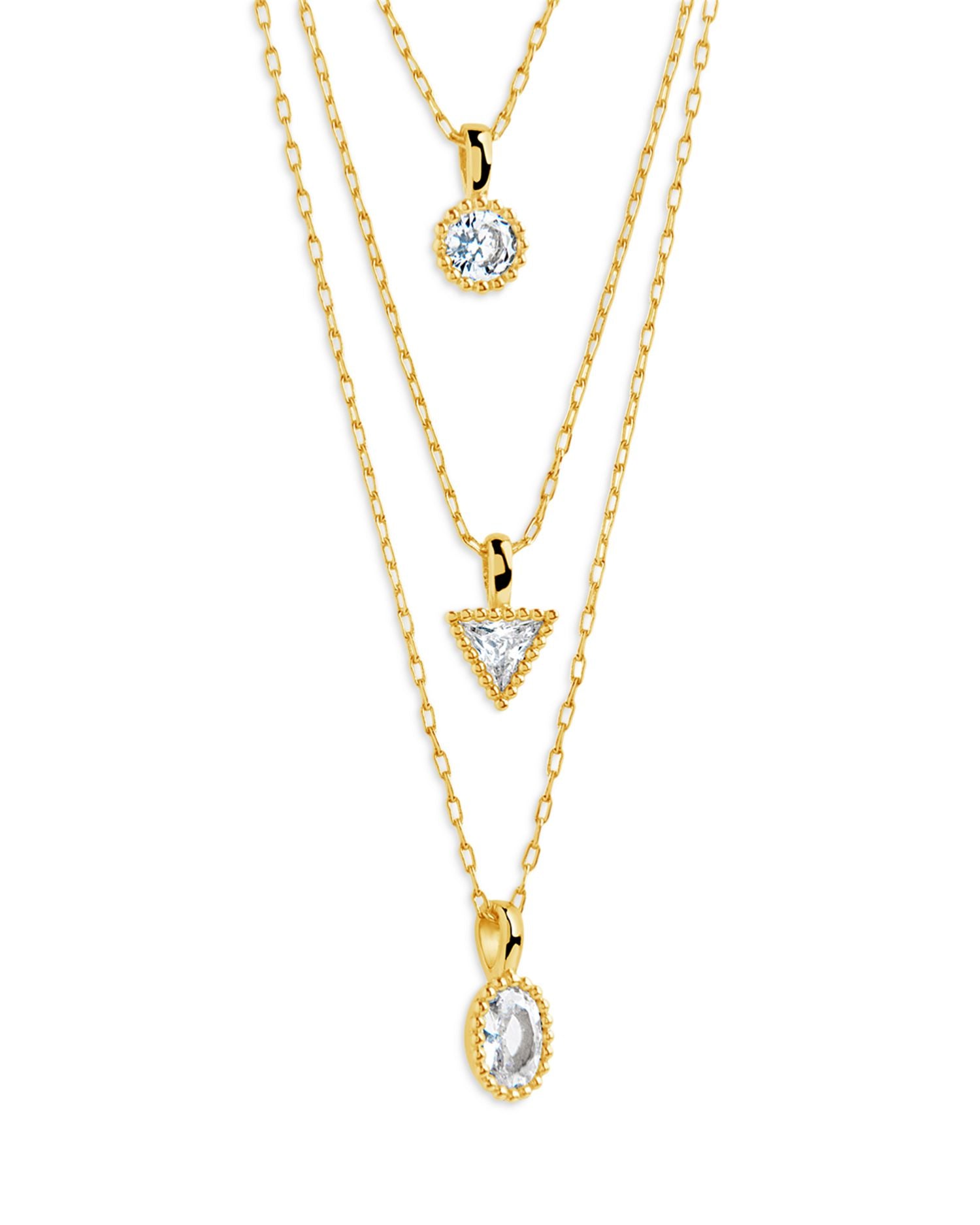 Julie Layered Pendant Necklace, 18-20'