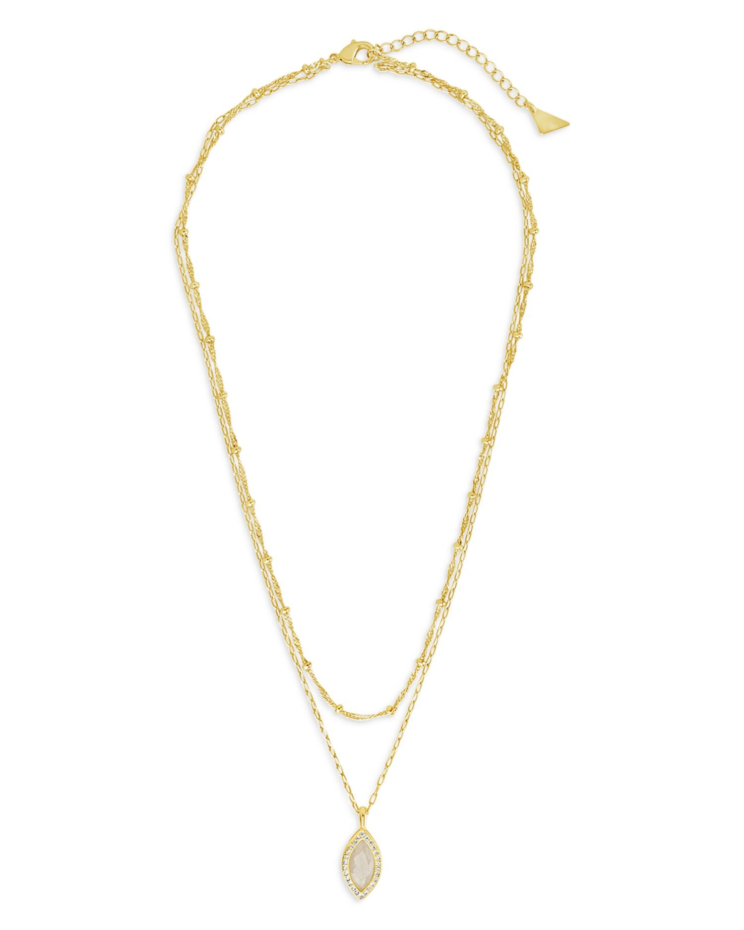 Calla Layered Necklace, 18'-20'