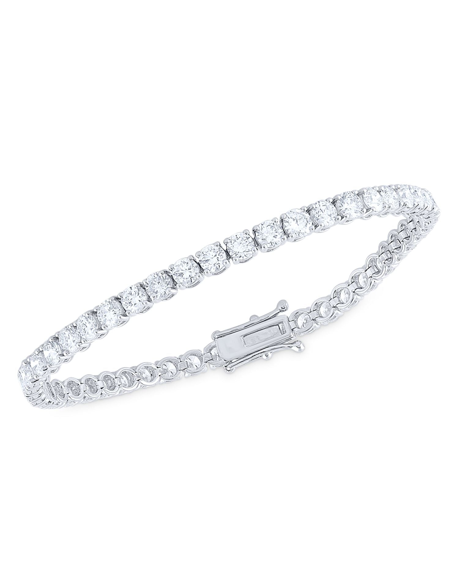 Diamond Tennis Bracelet in 14K White Gold, 8.50 ct. t.w. - Exclusive