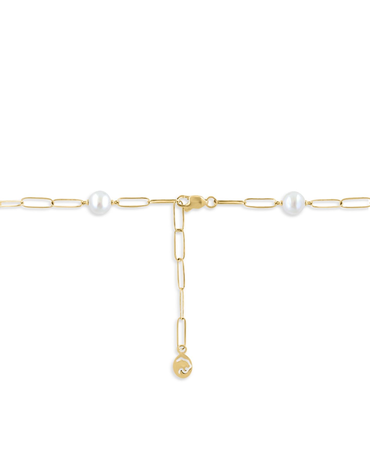 14K Yellow Gold & Cultured Freshwater Pearl Necklace, 16' - Exclusive