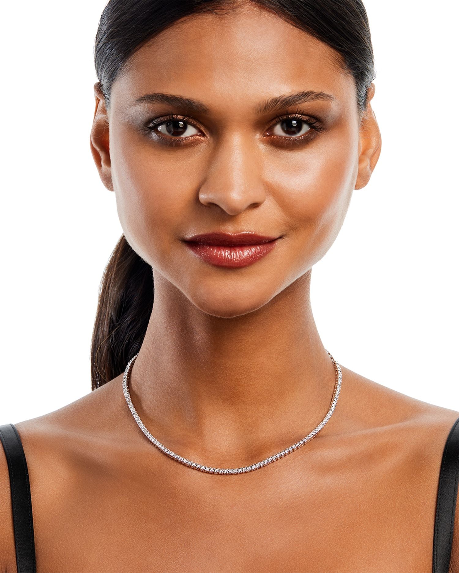 Diamond Tennis Necklace in 14K White Gold, 2.0 ct. t.w. - Exclusive