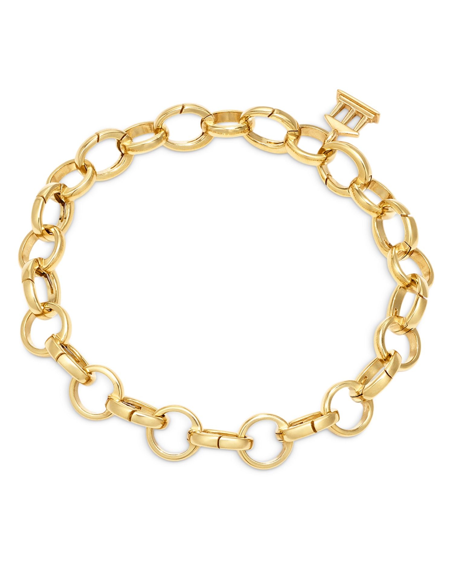 18K Yellow Gold Classic Open Link Bracelet