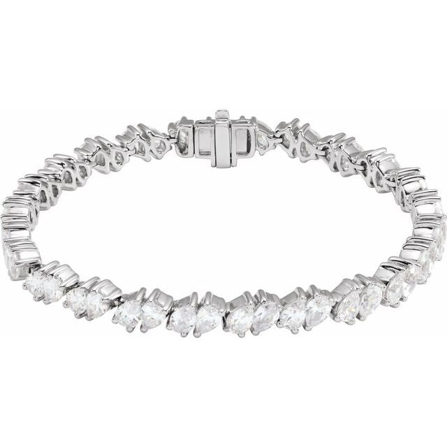 1.2Ct Lab-grown Diamond Bracelet in 14K Yellow Gold