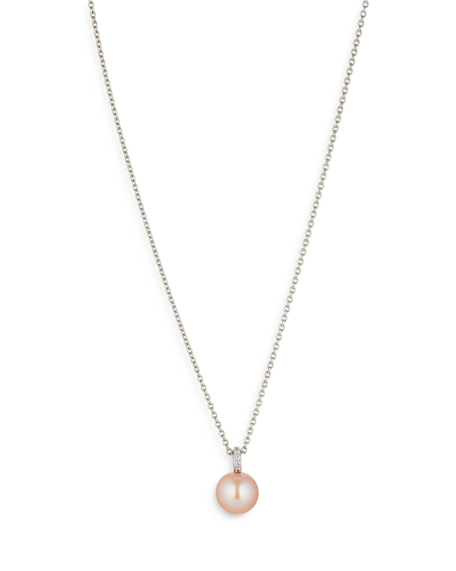 Cultured Freshwater Pearl Pendant Necklace, 16'
