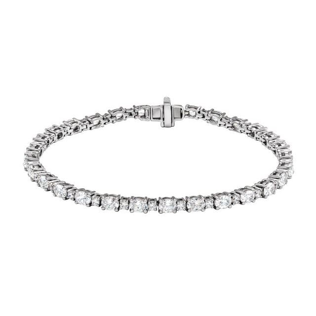 1.2Ct Lab-grown Diamond Bracelet in 14K Yellow Gold