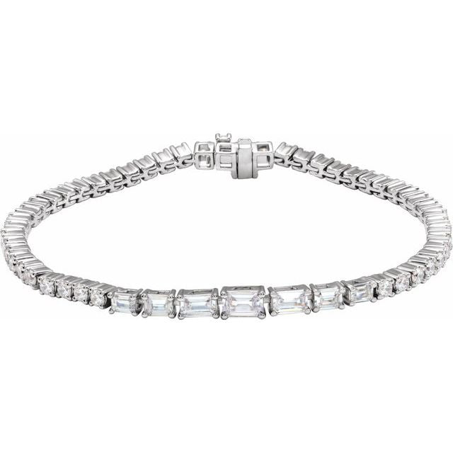 5.8Ct Lab-grown Diamond Bracelet in 14K Yellow Gold